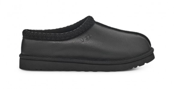 UGG Tasman Leather Slipper Black - 1140930-BTNL