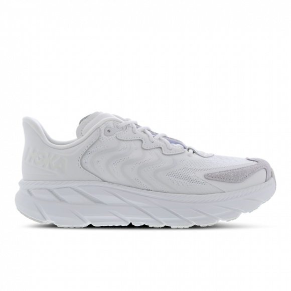 HOKA Women's Clifton LS Shoes in White/Nimbus Cloud - 1141550-WNCL