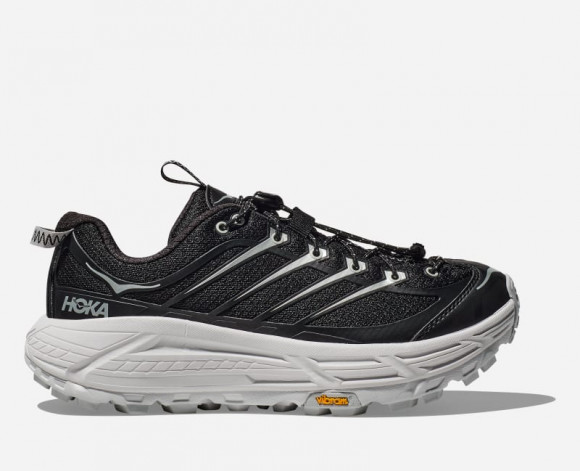 HOKA Mafate Three2 Lifestyle Shoes in Black/Cosmic Grey - 1141572-BKCS