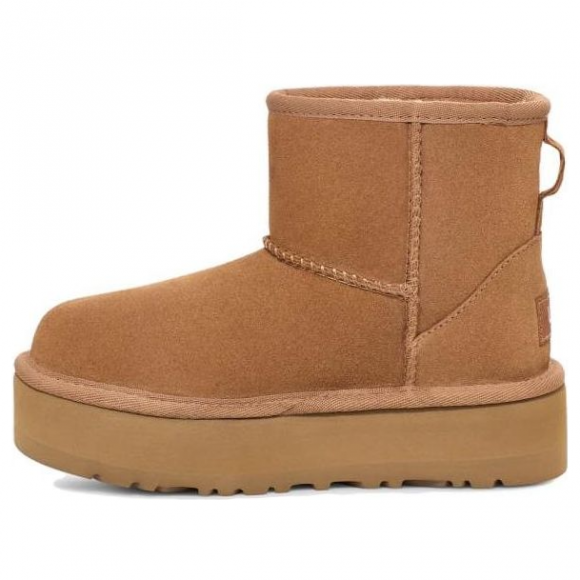 (GS) UGG Classic Mini Platform 'Chestnut' - 1143700K-CHE