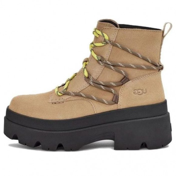 (WMNS) UGG Brisbane Lace Up Boot 'Mustard Seed' - 1143841-MDSD