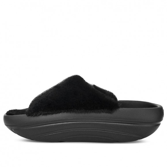 (WMNS) UGG FoamO UGGplush Slide 'Black' - 1143849-BLK