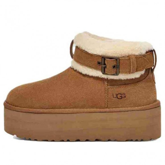 (WMNS) UGG Ultra Mini Belted Roller Boot 'Chestnut' - 1144041-CHE