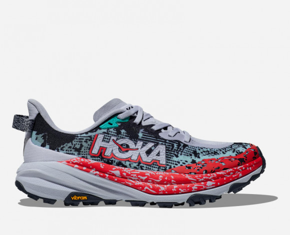 HOKA Speedgoat 6 Chaussures pour Femme en Gull/Stormy Skies | Trail - 1147811-GKS