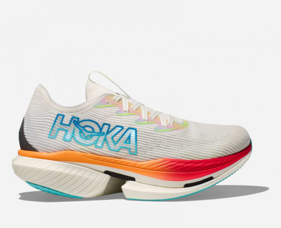HOKA Cielo X1 Race Shoes in Frost/Cerise - 1147910-FSTC