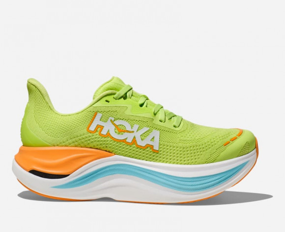 HOKA Women's Skyward X Road Running Shoes in Lettuce/Cloudless - 1147912-LCC