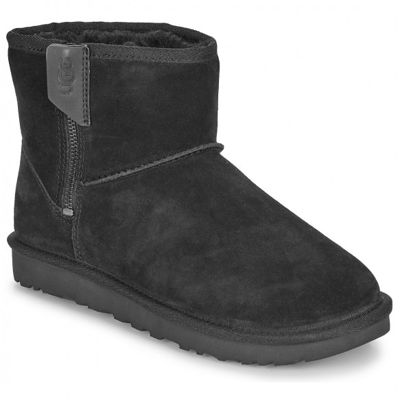 UGG Australia  Mid Boots CLASSIC MINI BAILEY ZIP  (women) - 1151230-BLK