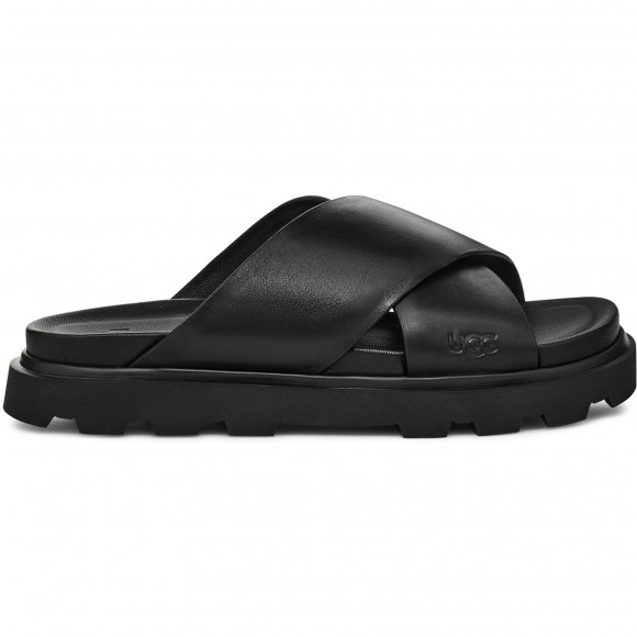 (WMNS) UGG Capitelle Crossband Sandal 'Black' - 1152672-BLK