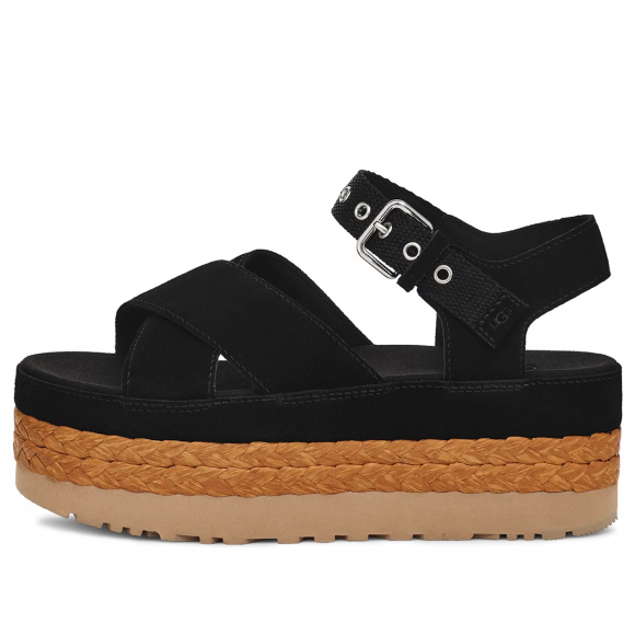 (WMNS) UGG Aubrey Ankle Sandal 'Black' - 1152711-BLK