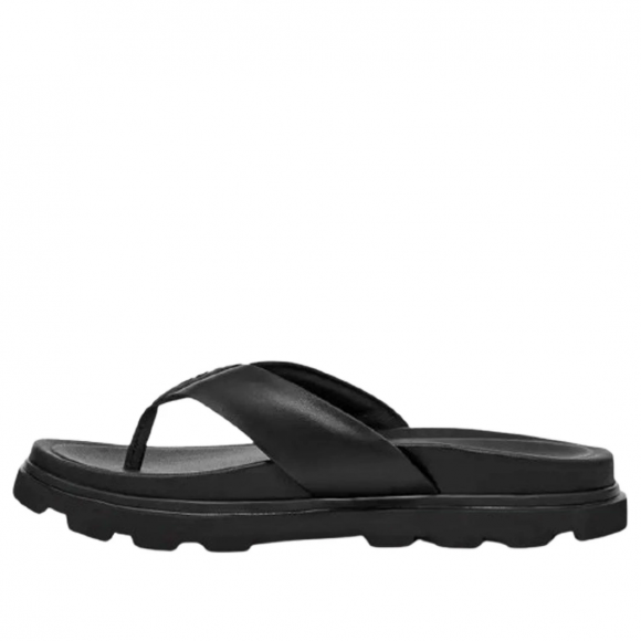 UGG Capitola Flip Sandal 'Black' - 1153077-BLK