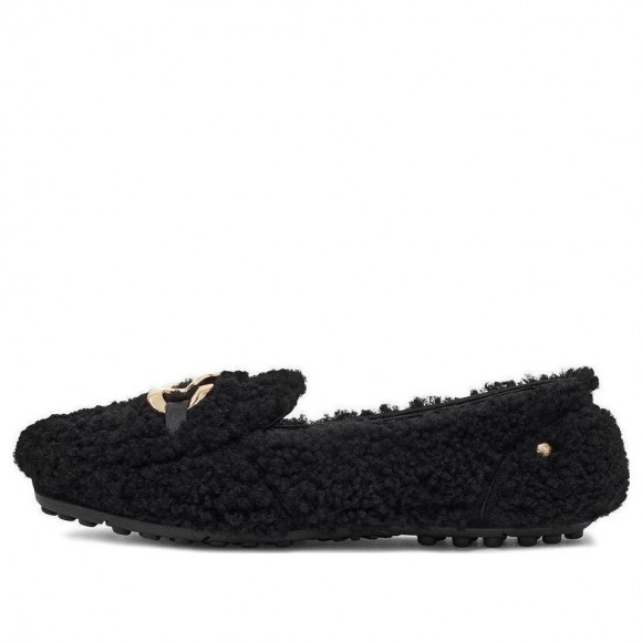 (WMNS) UGG SlipOn Comfortable Loafers 'Versatile Black' - 1153515-BLK