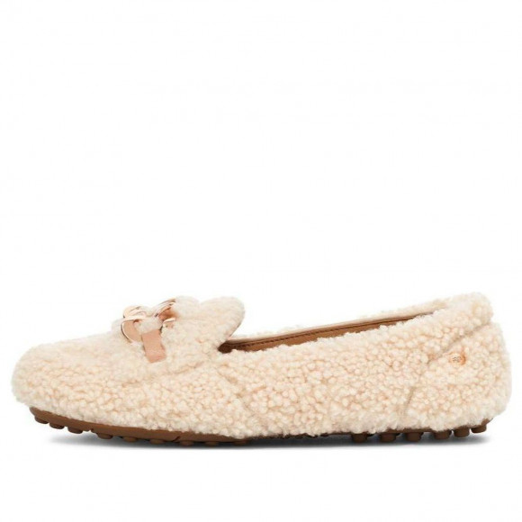 (WMNS) UGG SlipOn Comfortable Loafers 'Cream White' - 1153515-NAT