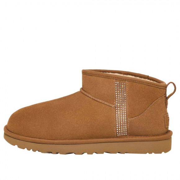 (WMNS) UGG Classic Ultra Mini Bling 'Chestnut' - 1153777-CHE