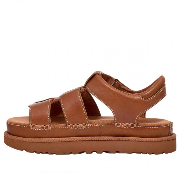 (WMNS) UGG Goldenstar Strap Platform Sandal 'Tan' - 1154650TAN