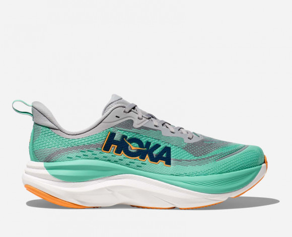 HOKA Men's Skyflow Road Running Shoes in Stellar Grey/Shoreline - 1155111-SRYS