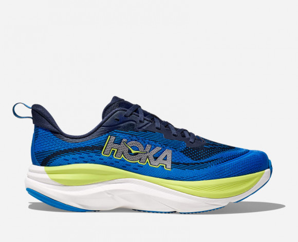 HOKA Men's Skyflow Road Running Shoes in Varsity Navy/Electric Cobalt - 1155111-VVY