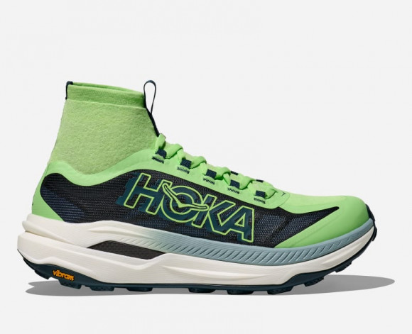 HOKA Tecton X 3 Chaussures pour Homme en Tart Apple/Blue Twilight | Trail - 1155112-TTW