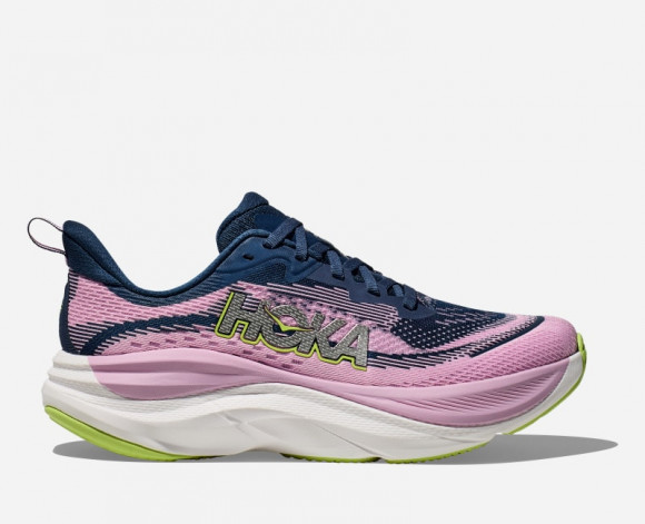 HOKA Women's Skyflow Road Running Shoes in Midnight/Pink Twilight - 1155113-MTW