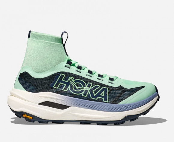 HOKA Tecton X 3 Chaussures pour Femme en Mint Fluorite/Varsity Navy | Trail - 1155114-MTV