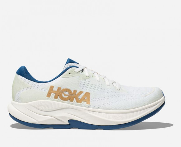 HOKA Men's Rincon 4 Road Running Shoes in Frost/Gold - 1155130-FTG