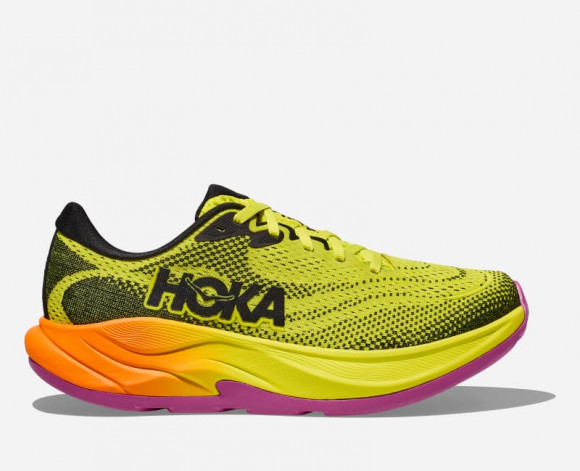 HOKA Rincon 4 Schuhe für Herren in Hoka Citrus/Black | Straße - 1155130-HKC