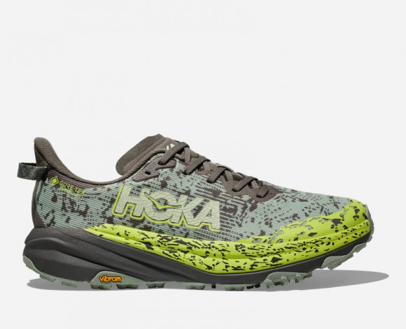 HOKA Speedgoat 6 GORE-TEX Schuhe für Herren in Slate/Aloe Vera | Gelände - 1155150-STLV