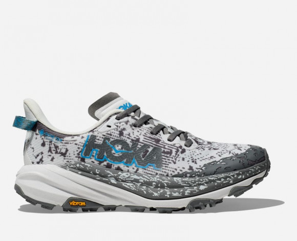 HOKA Women's Speedgoat 6 GORE-TEX Trail Shoes in Cosmic Grey/Asteroid - 1155151-CSMCG