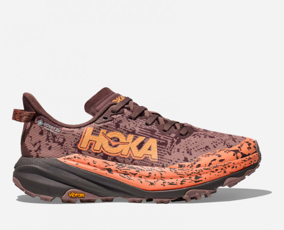 hoka tipo Women's Speedgoat 6 GORE-TEX Trail Shoes in Smoky Quartz/Quartzite - 1155151-SZQ