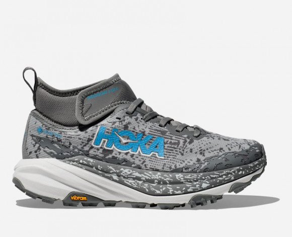 HOKA Speedgoat 6 Mid GORE-TEX Schuhe für Damen in Asteroid/Cosmic Grey | Gelände - 1155153-ADC