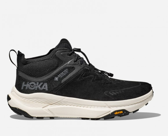 HOKA Men's Transport Chukka GORE-TEX Hiking Shoes in Black/Alabaster - 1155190-BKLB