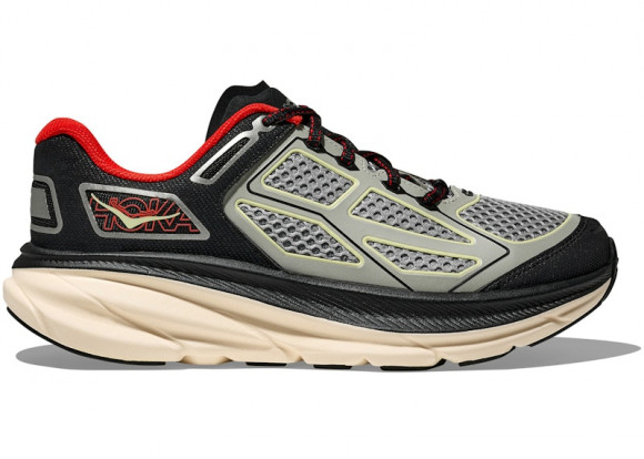 HOKA Clifton One9 Lifestyle Shoes in Habanero/Black - 1155370-HBN