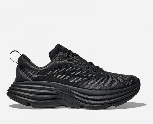 HOKA Stealth/Tech Bondi 8 Caged Lifestyle Shoes in Black - 1155391-BBLC