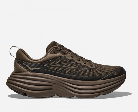 HOKA Stealth/Tech Bondi 8 Caged Chaussures en Umber/Deep Umber | Lifestyle - 1155391-UBR