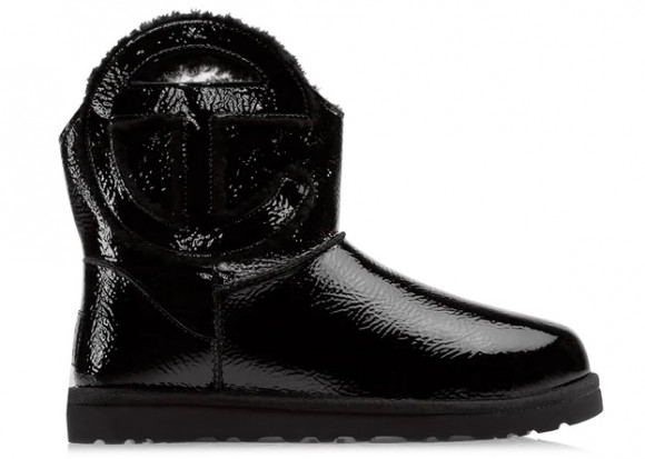 UGG Women's x TELFAR Mini Crinkle Boot in Black - 1155790-BLK