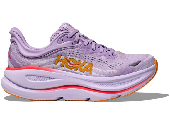 HOKA Bondi 9 Chaussures pour Femme en Aster Flower/Starlight Glow | Route - 1162012-AGH