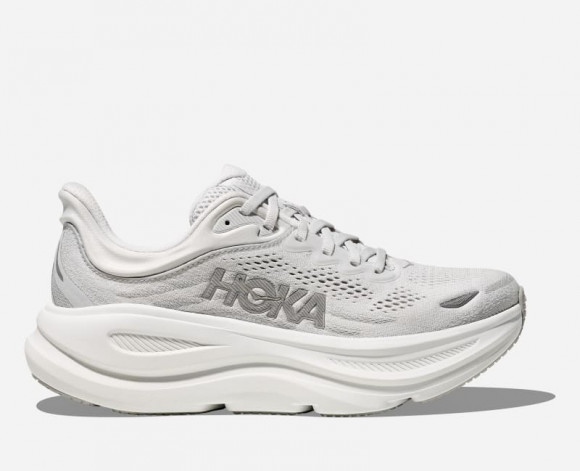 HOKA Bondi 9 Chaussures pour Femme en Stardust/Silver | Route - 1162012-SDSTS