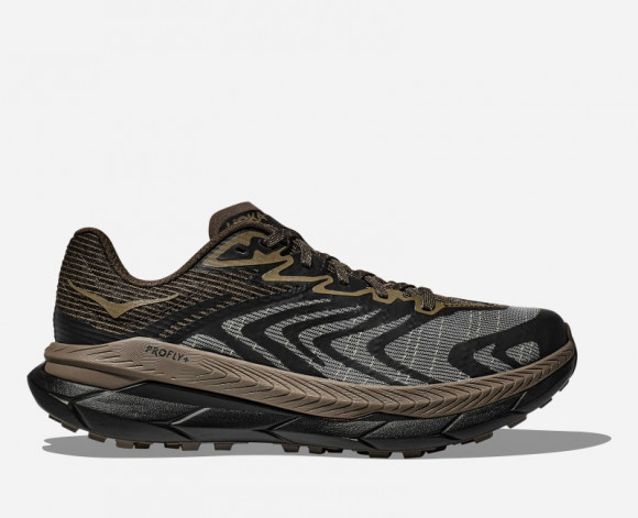 HOKA Stealth/Tech Tecton X 2 Lifestyle Shoes in Deep Umber/Black - 1168571-DCK