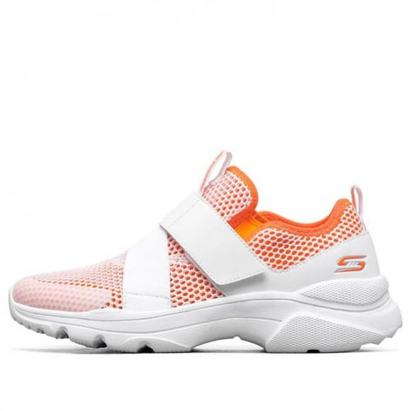 (WMNS) Skechers Bobs Frontier Running Shoes White/Orange - 117011-WOR