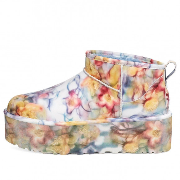 (WMNS) olli ugg Classic Ultra Mini Platform Boots 'Collina Strada Light Blue Floral' - 1170171-LLF