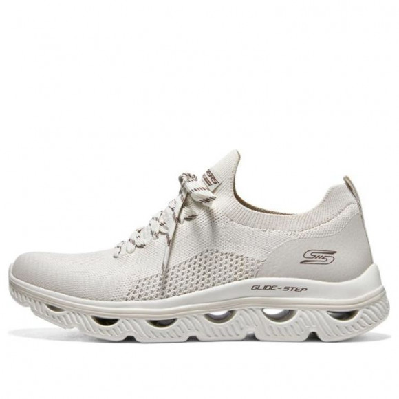 (WMNS) Skechers Bob'S Sport Arc Waves Shoes 'Light Grey' - 117176-NAT