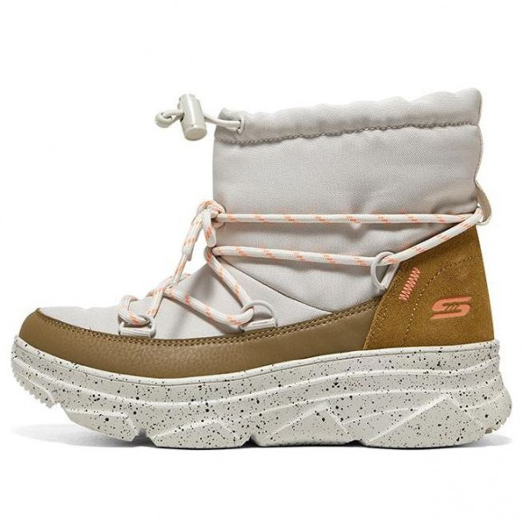 (WMNS) Skechers Bobs MT. PEAK 'White Brown' - 117311-NAT