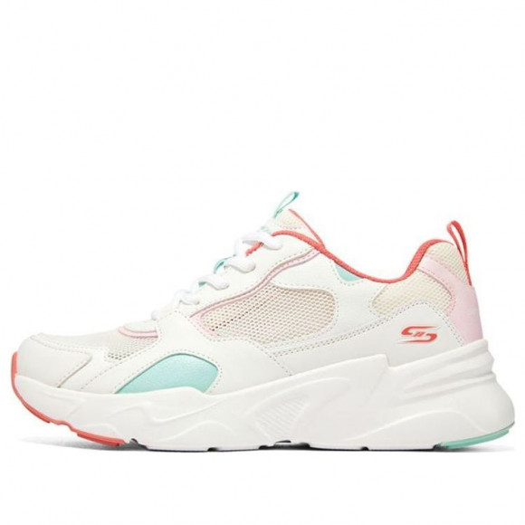 (WMNS) Skechers DLites 'White Pink' - 117357-WMLT