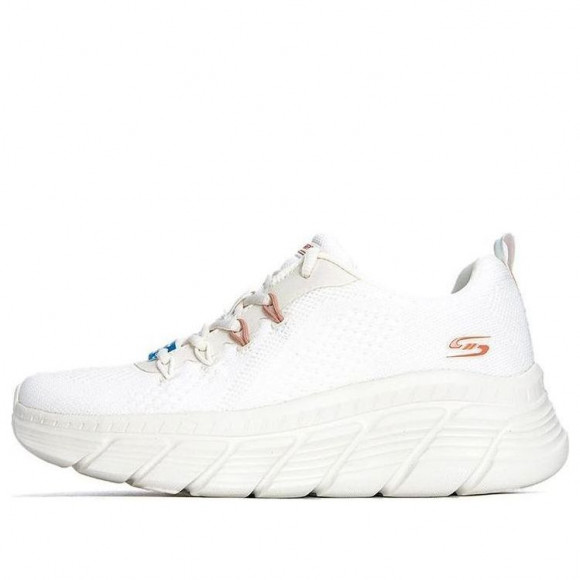 (WMNS) Skechers BOBS B FLEX HI 'White' - 117382-OFWT