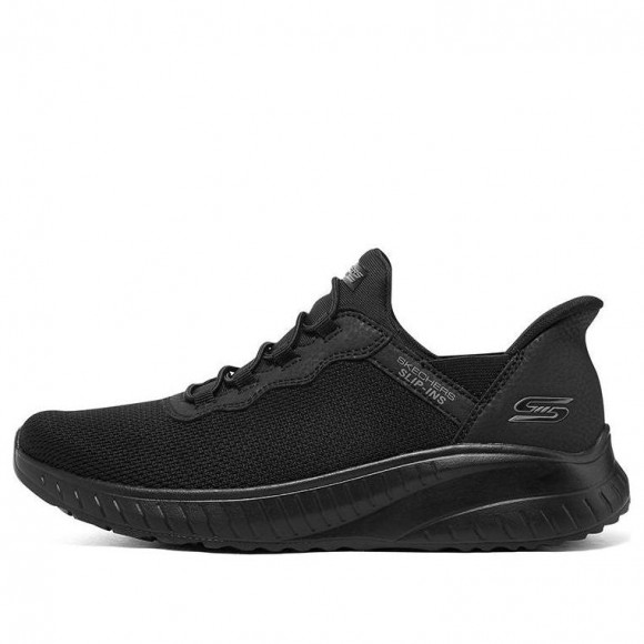 (WMNS) Skechers Slip-ins Bobs Sport Squad Chaos 'Black' - 117500-BBK