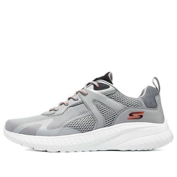 Skechers Bobs Squad Chaos Men Memory Foam Trainer Shoes 'Grey' - 118034-GYMT