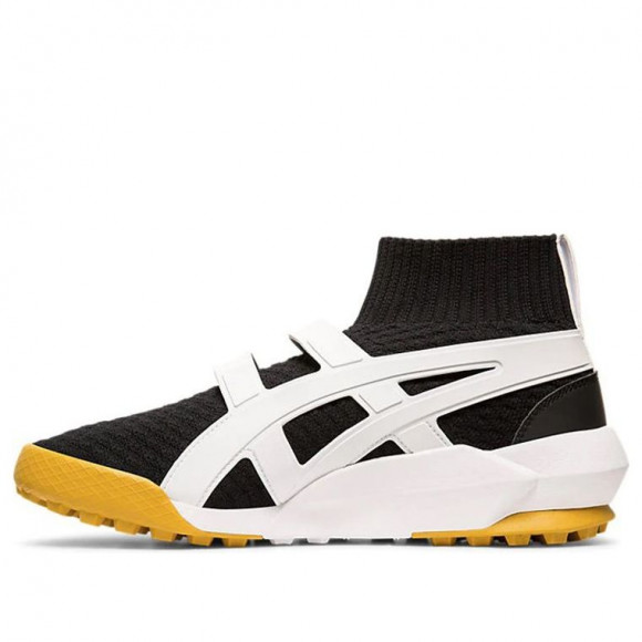 Onitsuka Tiger Knit Trainer Black White Yellow - 1183A418-001