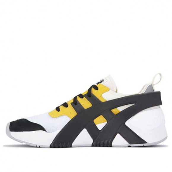 Onitsuka Tiger Big Logo Trainer 2.0 BLACK/WHITE/YELLOW Athletic Shoes 1183A795-100 - 1183A795-100