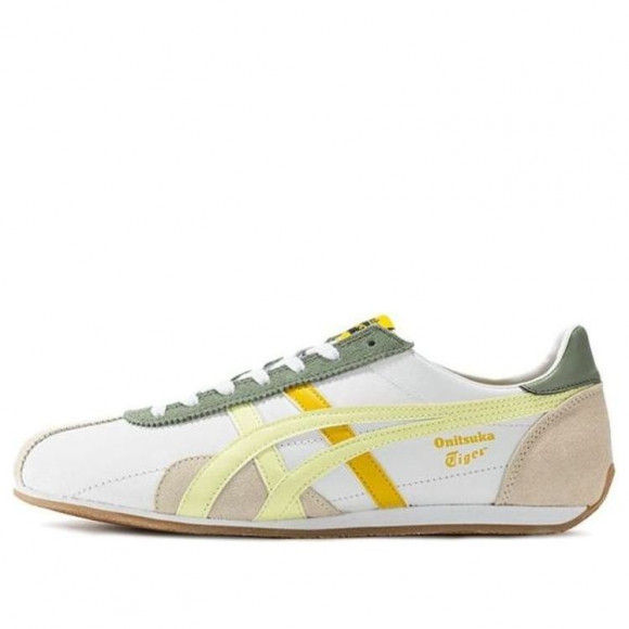 Onitsuka Tiger Runspark Shoes 'White Olive Green Yellow' - 1183B480-102