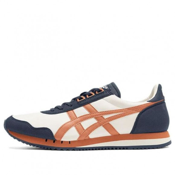 Onitsuka Tiger Dualio Marathon Running Shoes 'White Navy Orange' - 1183B545-101