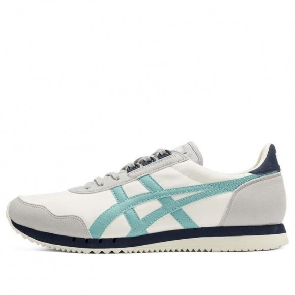 Onitsuka Tiger Dualio Marathon Running Shoes 'Cream White Grey Aqua' - 1183B545-203